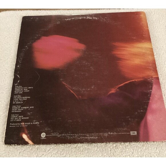Bob Seger Live Bullet Double LP Viny Record Album 1976 Capitol Records - Picture 2 of 9